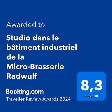 Studio Dans Le Batiment Industriel De La Micro-Brasserie Radwulf Daire Vieux-Ferrette Dış mekan fotoğraf
