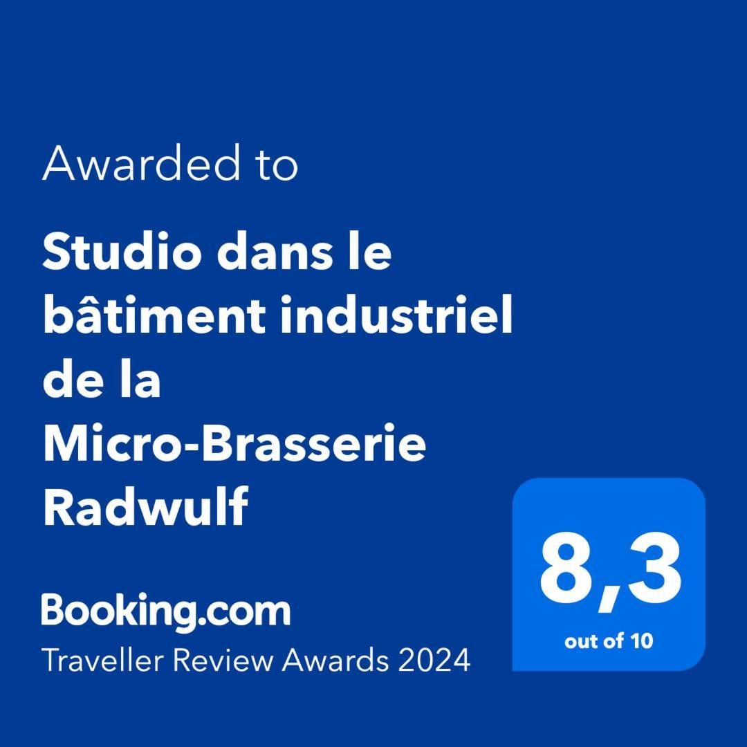 Studio Dans Le Batiment Industriel De La Micro-Brasserie Radwulf Daire Vieux-Ferrette Dış mekan fotoğraf